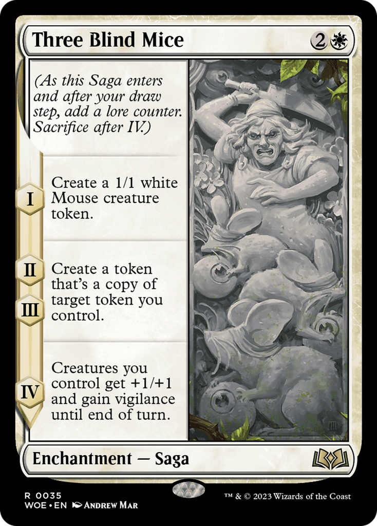 mouse mtg cards Magic The Gathering - Wilds of Eldraine - Tokens - illustrated by artist Jessica @ Inklin Customs Manifold Mouse (Card) | EDHREC