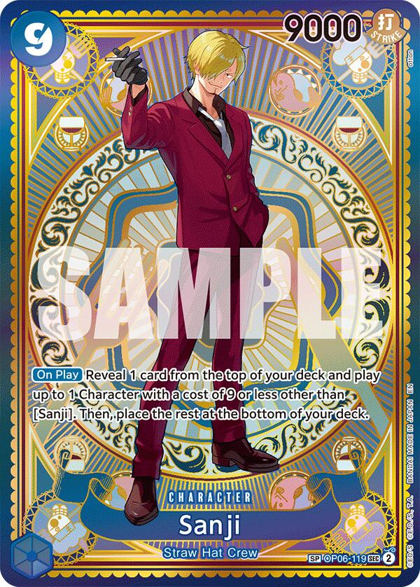 sanji one piece card game Sanji (SP) [A Fist of Divine Speed]