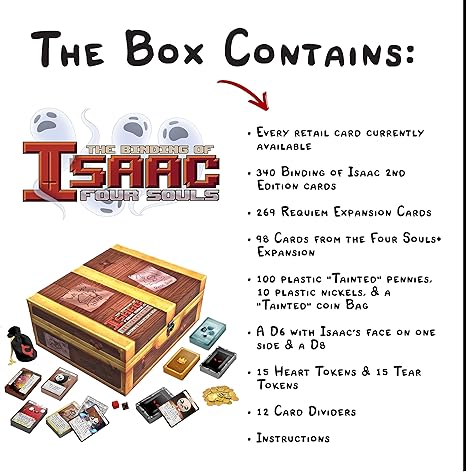binding of isaac four souls expansion cards The Binding of Isaac: Four Souls Ultimate Collection