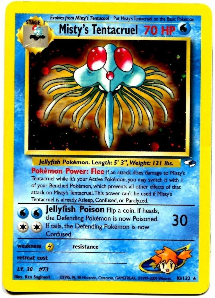 misty's tentacool pokemon card Misty's Tentacruel (10/132) [Gym Heroes Unlimited]