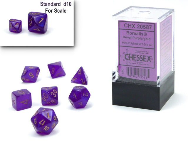 Chessex: Borealis Royal Purple/Gold Mini (CHX 20587)