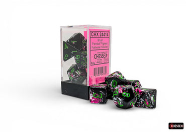 Chessex: Brush Dice - Paintball 7-Die Set (CHX24414)