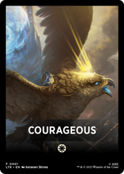 Courageous Theme Card [The Lord of the Rings: Tales of Middle-Earth Tokens]
