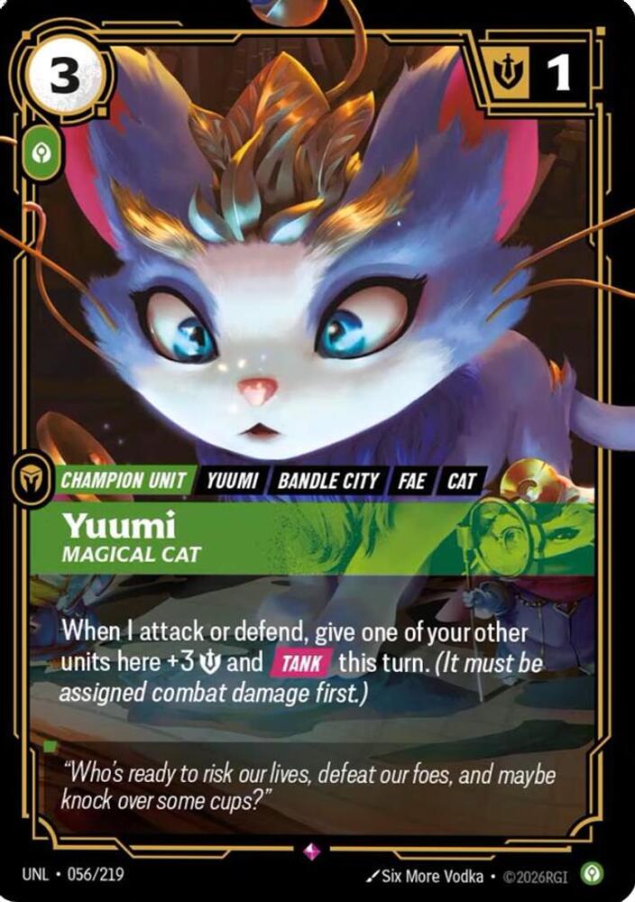 Yuumi, Magical Cat (056/219) [Unleashed]