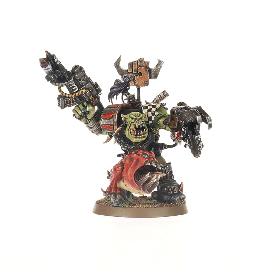 Warhammer 40K: Orks - Ork Warboss with Attack Squig (Special Order)