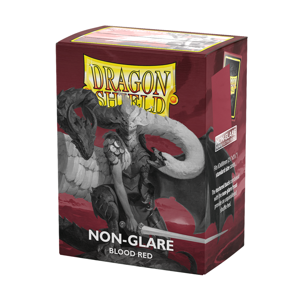 Dragon Shield Non-Glare Matte Blood Red Sleeves (100-Pack)