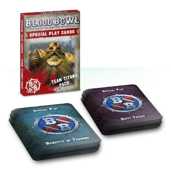 Blood Bowl: Special Play Cards -  Team Titans Cards Pack