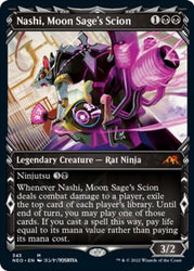 Nashi, Moon Sage's Scion (Showcase Ninja) [Kamigawa: Neon Dynasty]