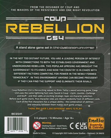 Coup Rebellion G54