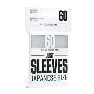 Just Sleeves - Japanese Size Card Game White