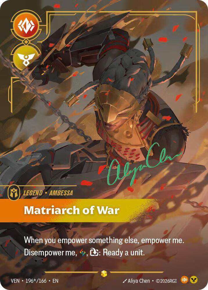Ambessa, Matriarch of War (Signature) (196*/166) [Vendetta]