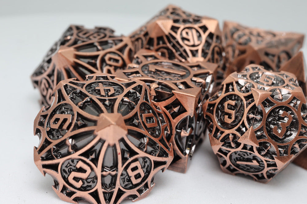 Foam Brain Games: Quiver of Arrows Copper Arrow - Metal RPG Dice Set