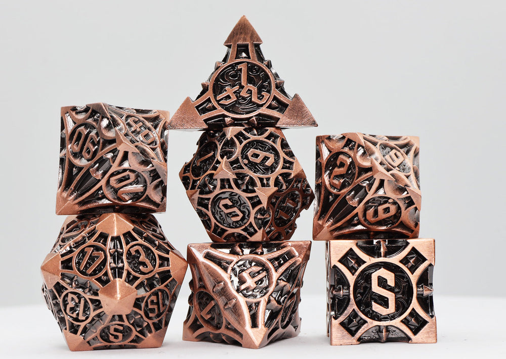 Foam Brain Games: Quiver of Arrows Copper Arrow - Metal RPG Dice Set
