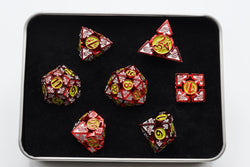 Foam Brain Games: Oculus Ablaze Metal RPG Dice Set