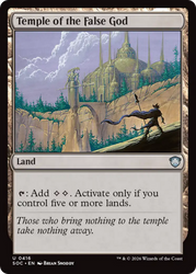 Temple of the False God [Secrets of Strixhaven Commander]