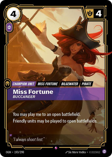 Miss Fortune, Buccaneer (193/298) [Origins]