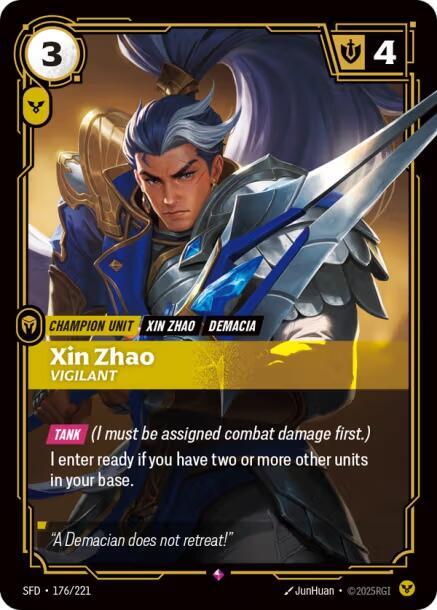 Xin Zhao, Vigilant (176/221) [Spiritforged]