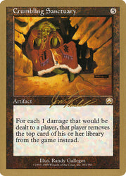 Crumbling Sanctuary (Jon Finkel) [World Championship Decks 2000]