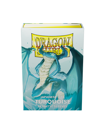 Dragon Shield: Japanese Size 60ct Sleeves - Turquoise (Matte)