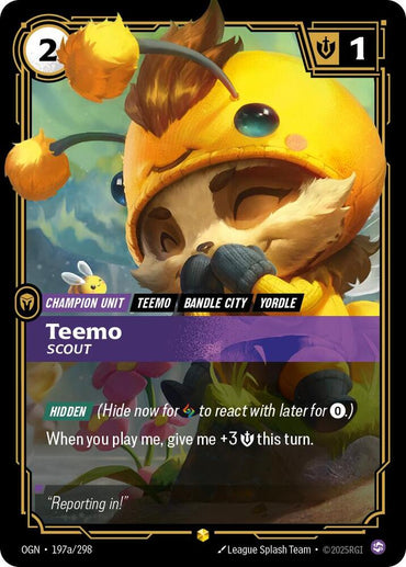 Teemo, Scout (Alternate Art) (197a/298) [Origins]