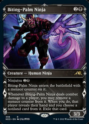 Biting-Palm Ninja (Showcase Ninja) [Kamigawa: Neon Dynasty]