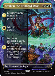 Awaken the Honored Dead (Borderless) [Tarkir: Dragonstorm]
