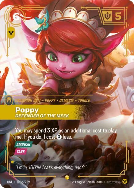 Poppy, Defender of the Meek (Alternate Art) (178a/219) [Unleashed]