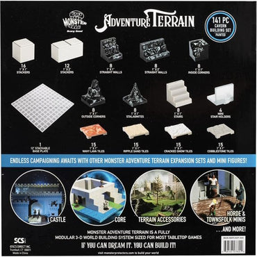 Monster Adventure Terrain: Painted Cavern Building Set (141pc)