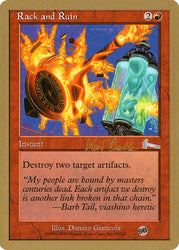 Rack and Ruin (Kai Budde) (SB) [World Championship Decks 1999]