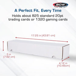 BCW: 930 Count Storage Box - White Cardboard