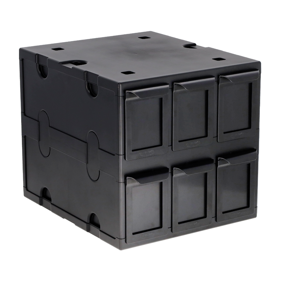 BCW: Card Catalog - 6 Drawers (Black)