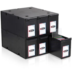 BCW: Graded Card Catalog - 6 Drawers (Black)