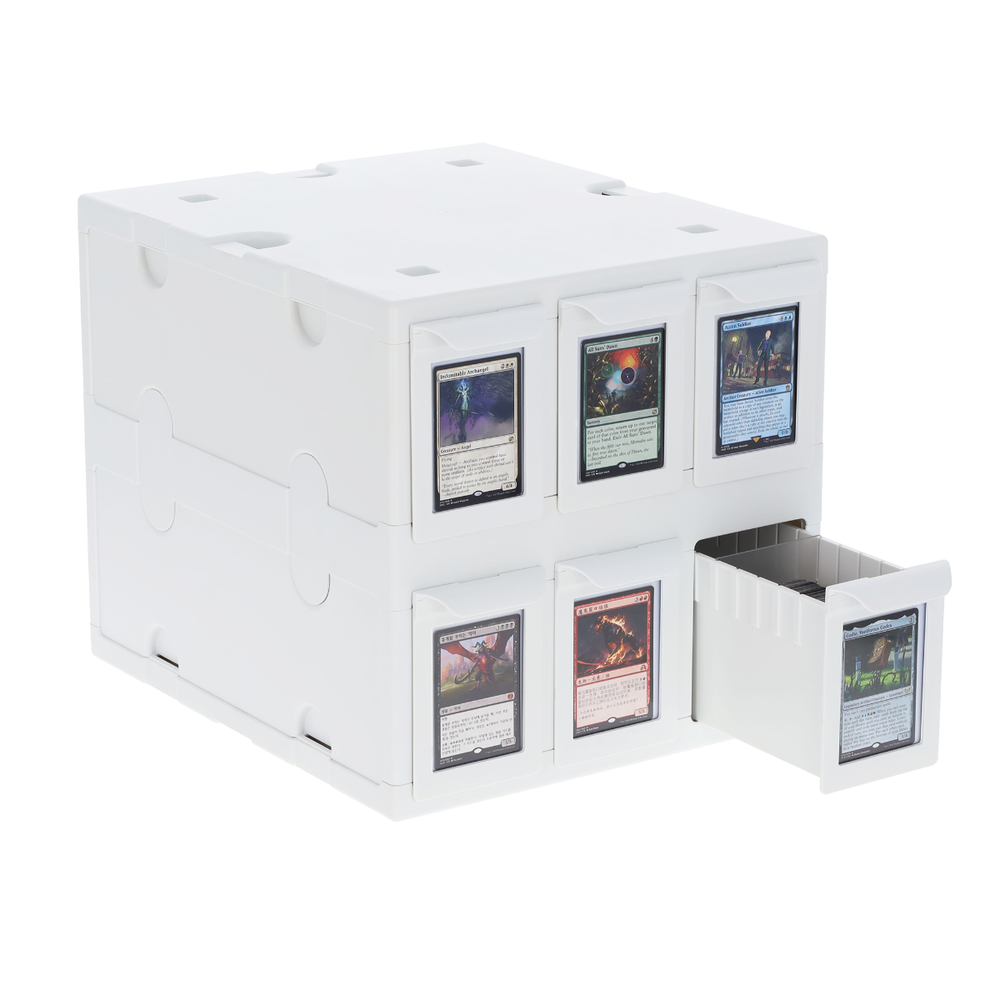 BCW: Card Catalog - 6 Drawers (White)