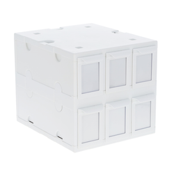 BCW: Card Catalog - 6 Drawers (White)