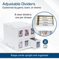 BCW: Card Catalog - 6 Drawers (White)