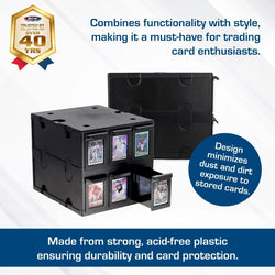 BCW: Card Catalog - 6 Drawers (Black)