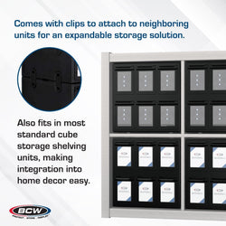 BCW: Card Catalog - 6 Drawers (Black)
