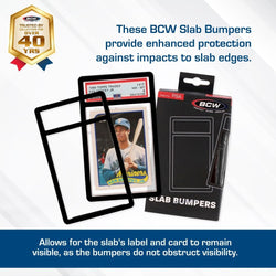 BCW: Graded Slab Bumper - PSA - Black (6 Each/Pack - 40 Packs/Case)