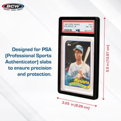 BCW: Graded Slab Bumper - PSA - Black (6 Each/Pack - 40 Packs/Case)
