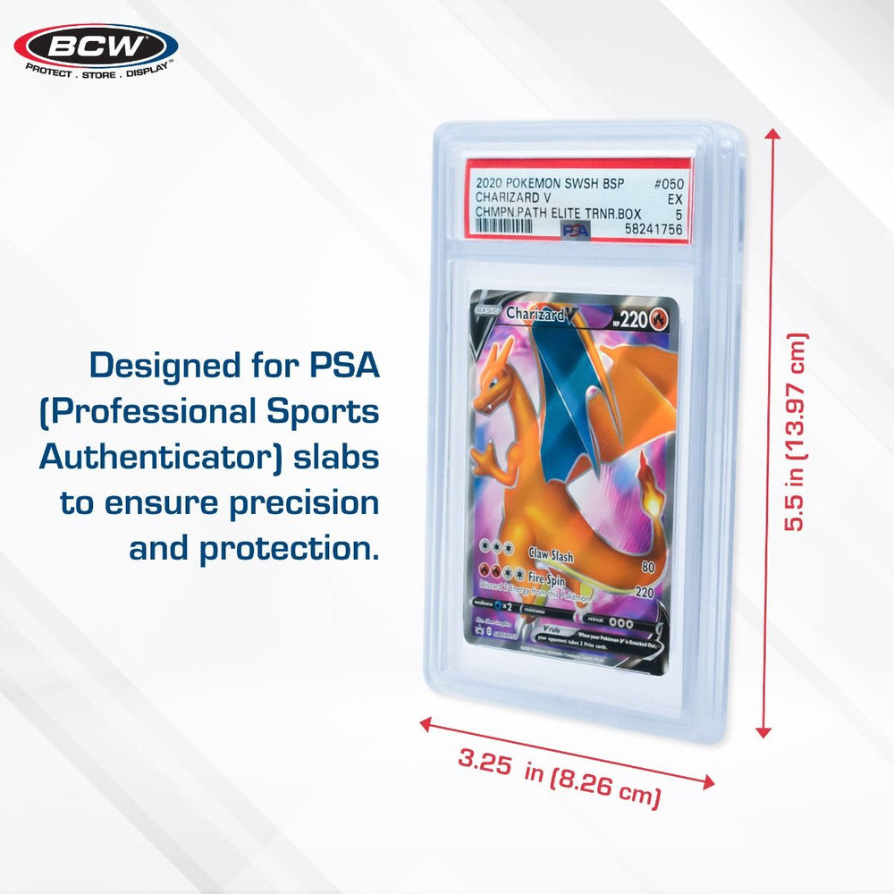 BCW: Graded Slab Bumper - PSA - Translucent (6 Each/Pack - 40 Packs/Case)