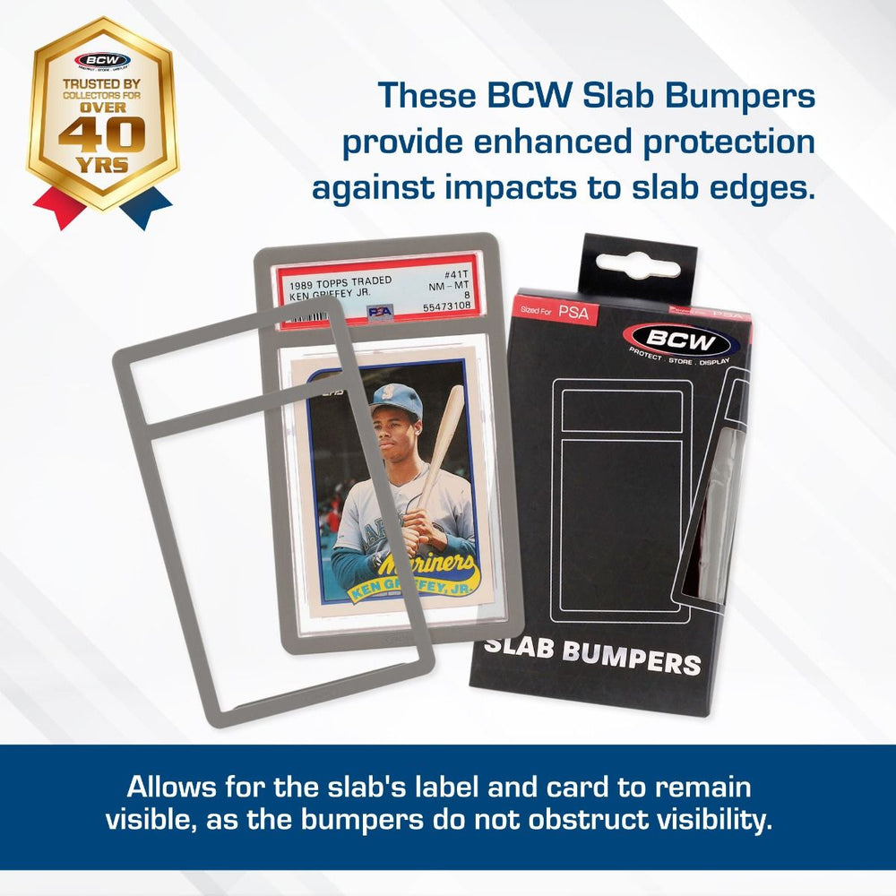 BCW: Graded Slab Bumper - PSA - Silver (6 Each/Pack - 40 Packs/Case)