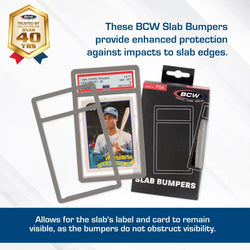 BCW: Graded Slab Bumper - PSA - Silver (6 Each/Pack - 40 Packs/Case)