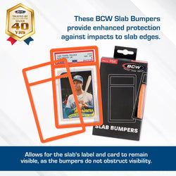 BCW: Graded Slab Bumper - PSA - Orange (6 Each/Pack - 40 Packs/Case)