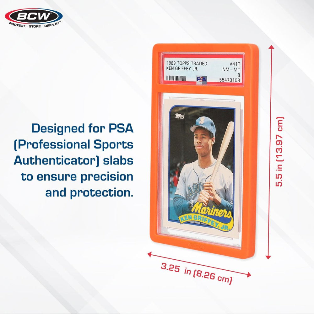 BCW: Graded Slab Bumper - PSA - Orange (6 Each/Pack - 40 Packs/Case)