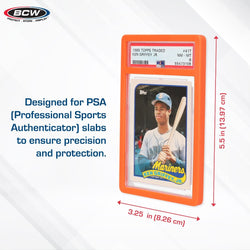 BCW: Graded Slab Bumper - PSA - Orange (6 Each/Pack - 40 Packs/Case)