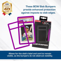 BCW: Graded Slab Bumper - PSA - Purple (6 Each/Pack - 40 Packs/Case)