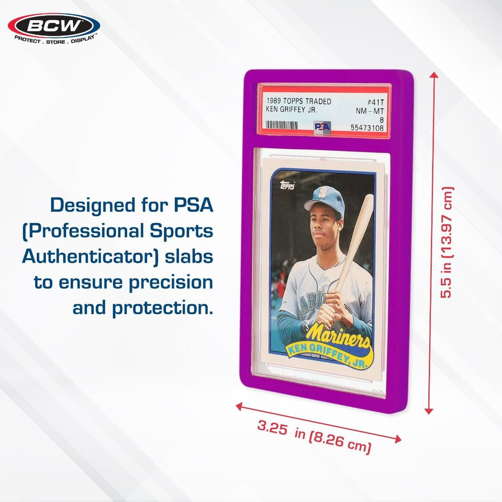 BCW: Graded Slab Bumper - PSA - Purple (6 Each/Pack - 40 Packs/Case)