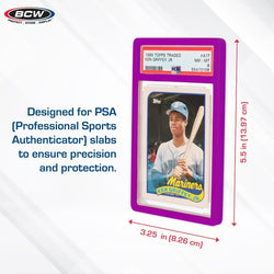 BCW: Graded Slab Bumper - PSA - Purple (6 Each/Pack - 40 Packs/Case)