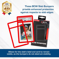 BCW: Graded Slab Bumper - PSA - Red (6 Each/Pack - 40 Packs/Case)