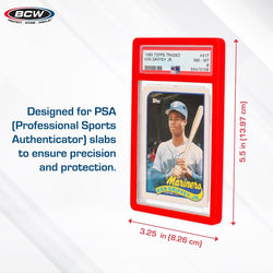 BCW: Graded Slab Bumper - PSA - Red (6 Each/Pack - 40 Packs/Case)